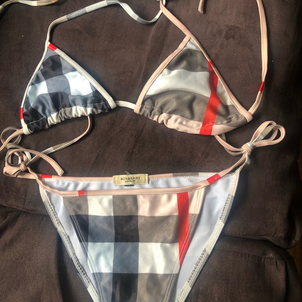 100% Authentic Burberry bikini size M